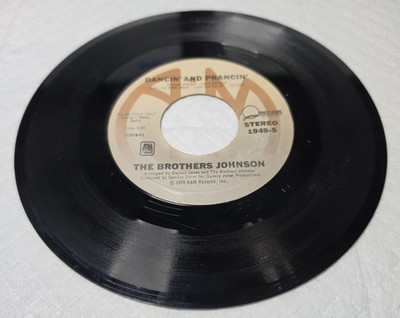 VINTAGE 45 RPM RECORD -THE BROTHERS JOHNSON Dancin And Prancin