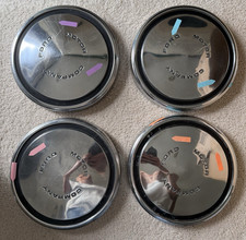 Vintage 1968-73 Ford Motor Company Dog Dish Hubcap 10.5 Oem Set Of 4