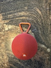 JBL Clip 2 Bluetooth & Wired Waterproof Great Sound Portable Speaker Red Hiking