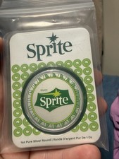 Coca-Cola Company Sprite 1 oz .999 Fine Silver Round 65 Years
