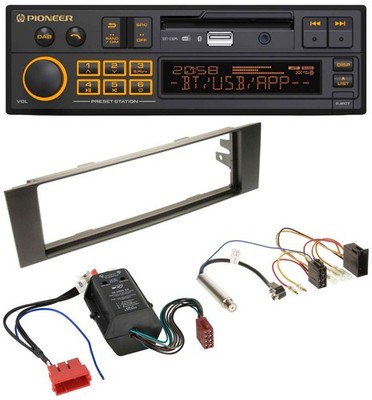 Pioneer DAB MP3 USB Bluetooth Autoradio für Audi A3 8P 03-06 Bose Aktivsystem Mi