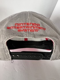 Nintendo NES Game Controller Snapback Hat Cap Gray Adjustable 