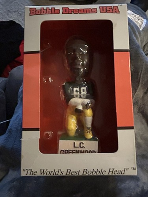 #ad LC Greenwood Autographed Pittsburgh Steelers Bobble Head Dreams USA In Box. $100.00
