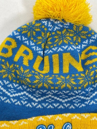 UCLA Bruins Top of the World Core 2-Tone Cuffed Knit Hat with Pom - Blue/Gold - Bild 3 von 7