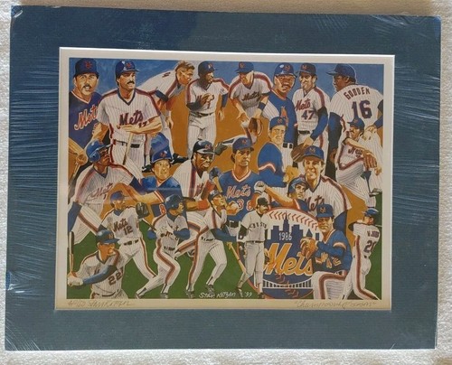 Stan Kotzen - Print 1986 New York Mets World Series Signed Artist Proof Rare 99