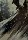 Batman Original Acrylic Painting by Rudy Ao 11x17 on Watercolor Board Signed  — photo 4