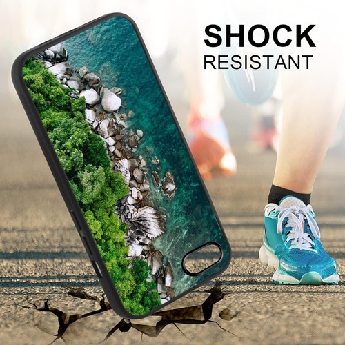 For iPhone X XS 11 12 13 14 15 Pro Max Aerial View Water Stones Nature - Picture 20 of 240