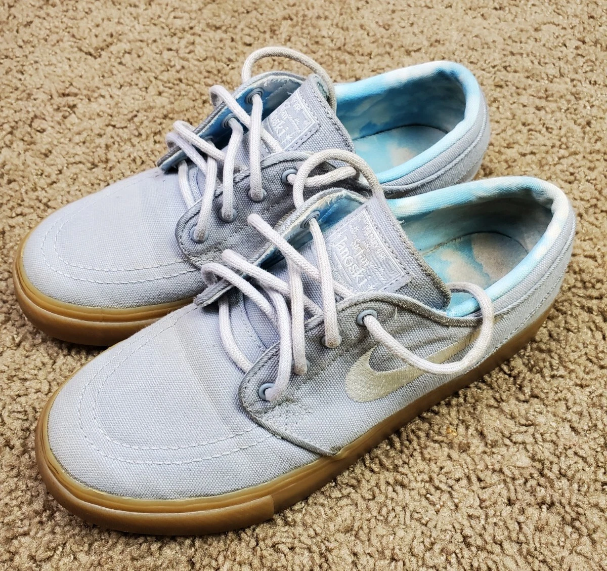 Beeldhouwwerk hel idioom Nike Stefan Janoski Wolf Grey/Gum Cloud Shoes BV0815-001 Boys 4Y | eBay