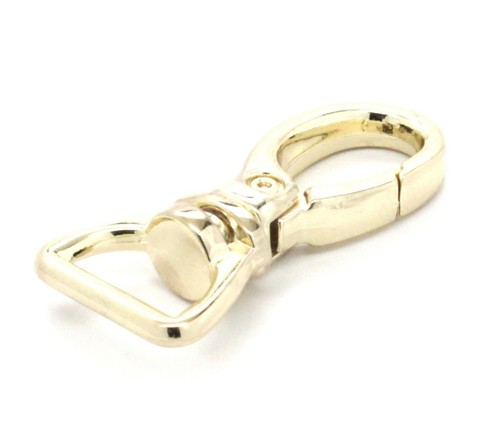 Swivel Snap Leash Clip Lobster Claw Brass Plate 5/8" 10916-01 - Picture 2 of 3