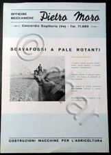 Brochure Macchine agricole Pietra Mara - Scavafossi a pale rotanti - 1960 ca