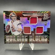 2021 Panini Spectra Building Blocks Hyper Prizm /75 Kyle Trask #BB-KTR Rookie RC