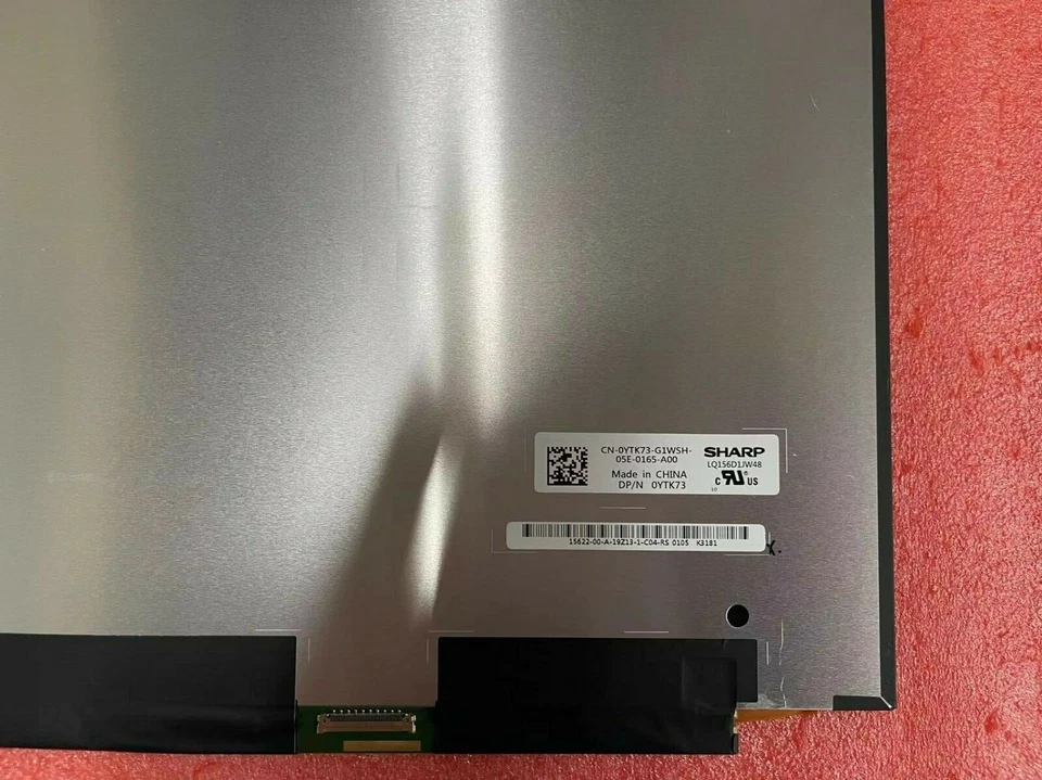 40-контактный матовый LQ156D1JW48 3840X2160 UHD DP/N 0YTK73 - Изображение 2 из 2