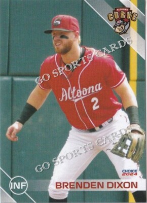2024 Altoona Curve Brenden Dixon Pirates RC Rookie Minor Baseball