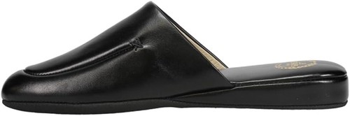 Men L.B. Evans Duke Scuff Opera Slip On Slippers 2761 Black Leather Size 11 EEE - Picture 18 of 24