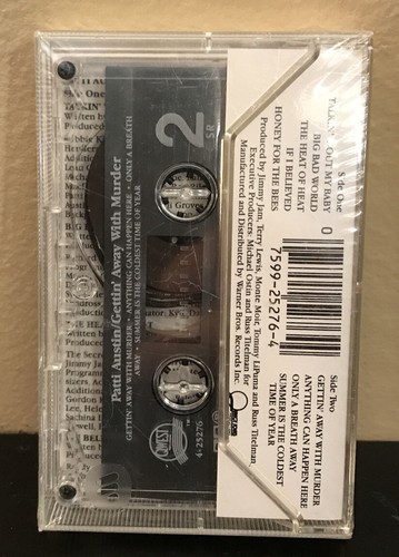 PATTI AUSTIN Gettin' Away With Murder 85 VINTAGE CASSETTE TAPE- NEW and SEALED - Picture 2 of 2