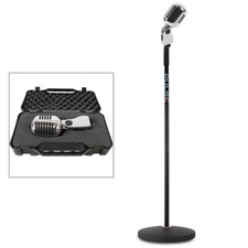 Retro 50s Classic Elvis Style Vocal Microphone Stage Show Karaoke Mic Stand