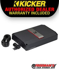 Kicker 51LX3000.1 3000 Watt Mono Class-D Subwoofer Amplifier with Smart Bass