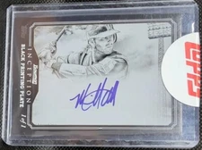 MIKE OLT 2013 Topps Bowman Inception RC AUTO PRINTING PLATE #1/1 Rangers One of