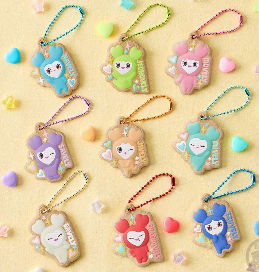 Only a few left*TWICE LOVELYS Biscuits & Charms 9Types JAPAN
