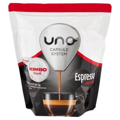Kaffee CAFFE' 16 Kapseln ESPRESSO UNO SYSTEM ESPRESSO NAPOLI KIMBO