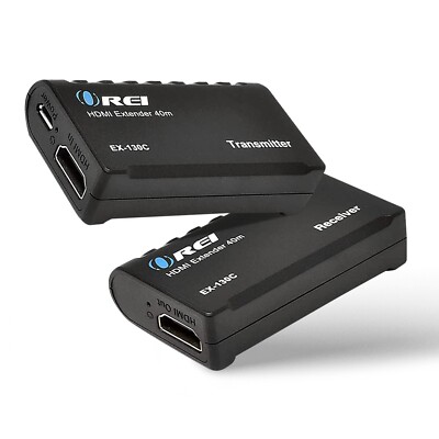 OREI HDMI to Ethernet CAT6/7 Balun Upto 130ft,Transmitter & Receiver (EX-130C)