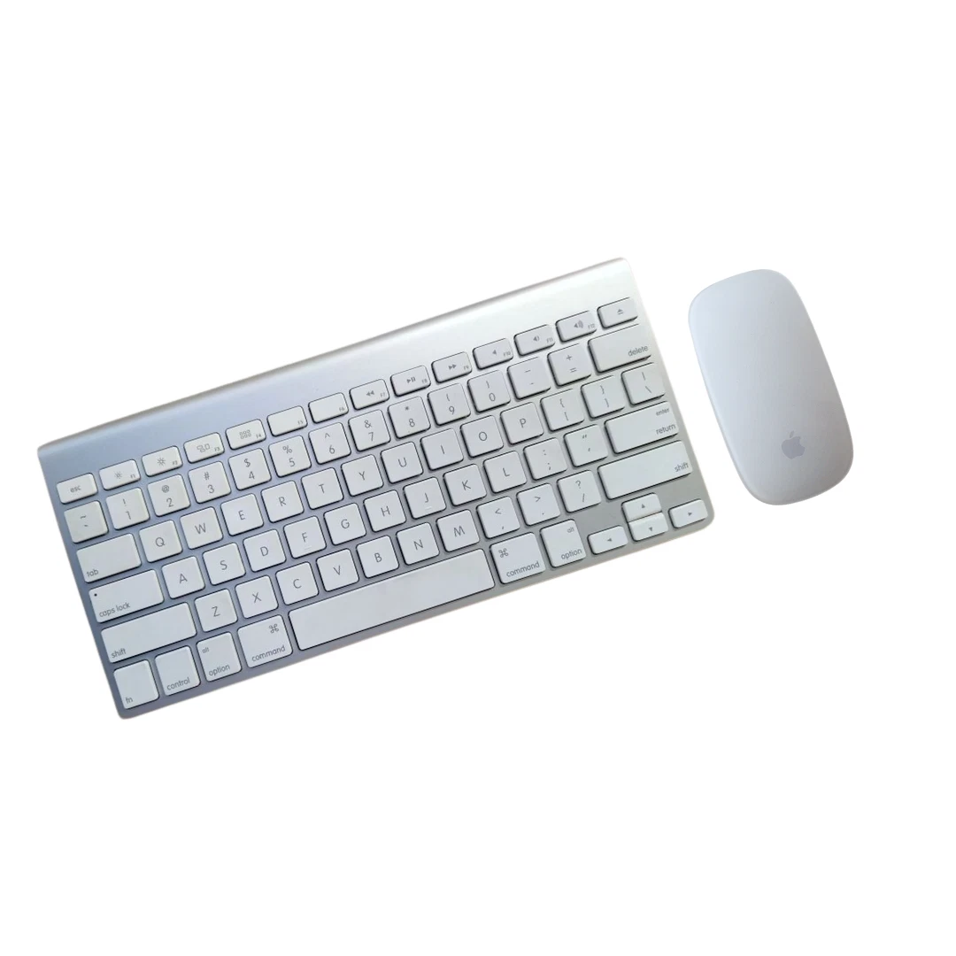 Apple Magic Wireless Keyboard A1314 + Apple Mouse A1296 - Bundle