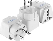 Ceptics Israel, Palestine,Jerusalem,Holy City Power Adapter Travel Universal Plu