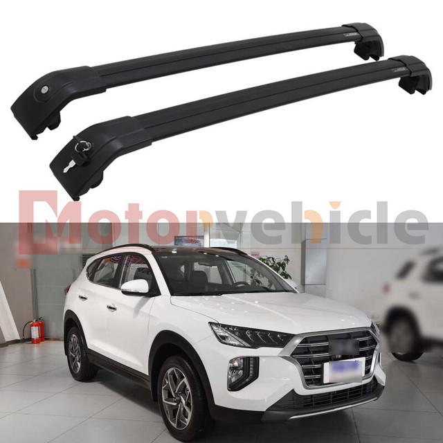 US Stock For 20162020 Hyundai Tucson Black Lockable Cross Bars Roof