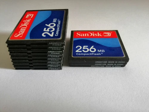 10PCS Sandisk 256MB Compact Flash Card 256MB CF Memory card SDCFJ/SDCFB - Picture 2 of 4