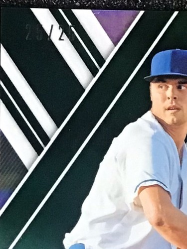 2017 Elite Extra Edition Baseball AUTO EMERALD / 25 DANIEL TILLO #106 MINT - Picture 7 of 8