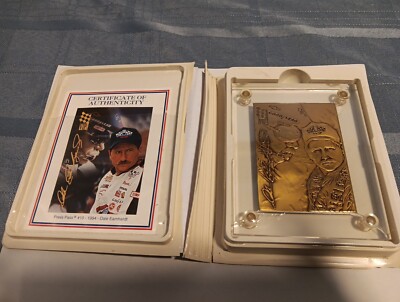 1994 Highland Mint Card Nascar Dale Earnhardt Sr COA #3.  2917/5000