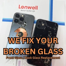 iPhoneXR 11 12 13 14 15 16 17 Pro Max Front Glass Back Glass Repair Service lot