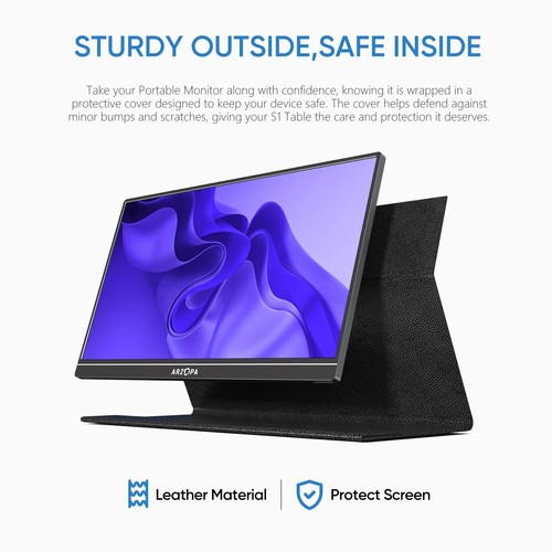 Arzopa 15,6'' FHD 1080P Tragbarer Monitor mit HDMI - Afbeelding 5 van 6