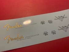 Fender '54 to '60 Stratocaster Waterslide Headstock Decal 2 per listing s 54