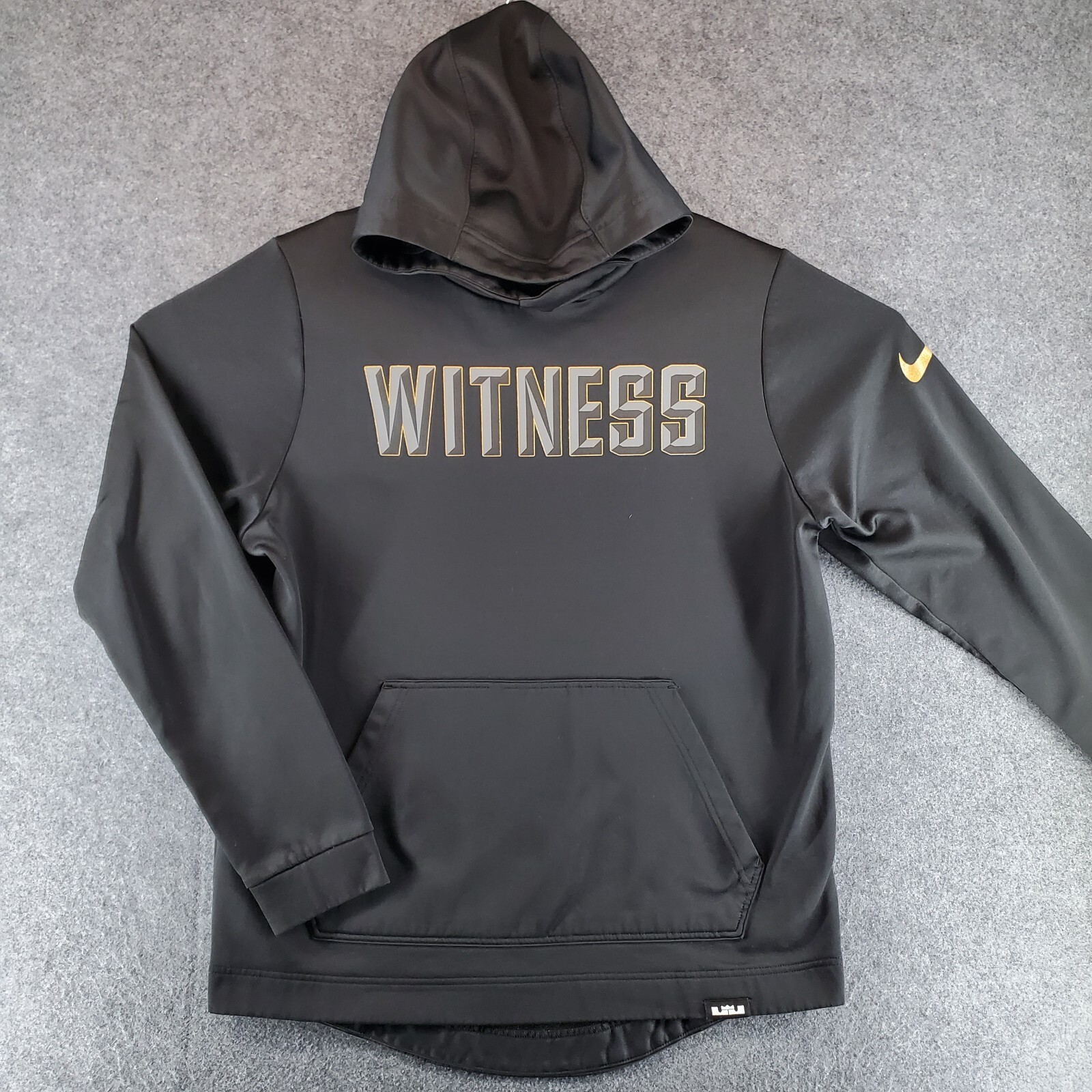 Nike Hoodie Mens Medium Black Witness Lebron Sweatshirt Dri Fit Basketball  | eBay