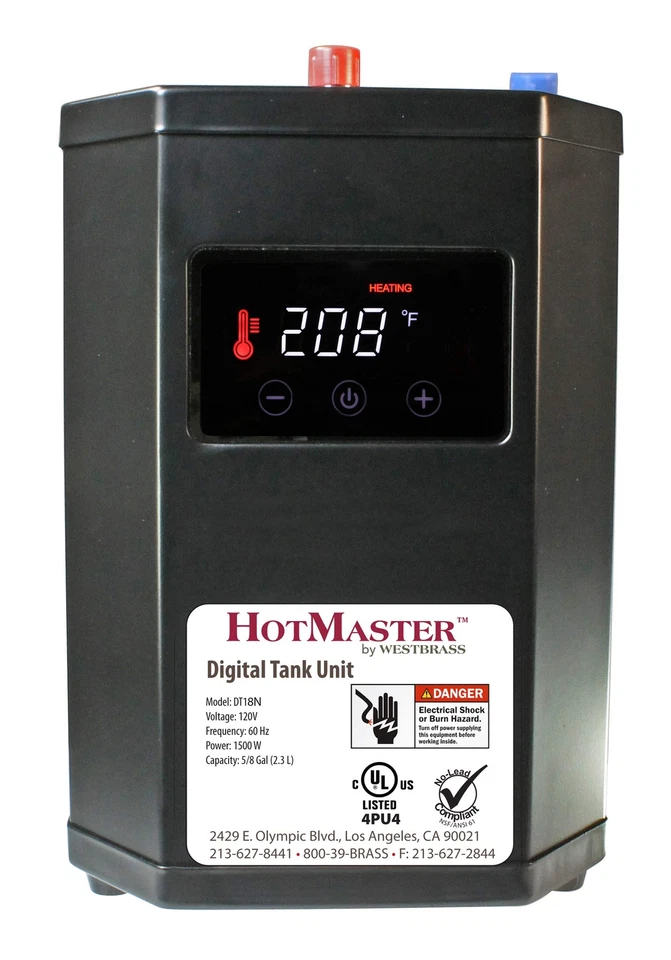 Westbrass DT18N HotMaster DigiHot Digital Instant Hot Water Tank System-13x10x10 - Image 4 of 4