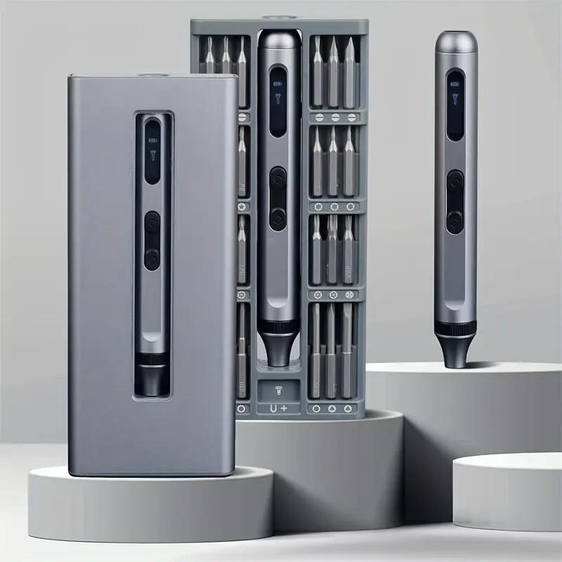 Electric Screwdriver Set Silent And Durable Type-C Fast Charging Cordless Screwd