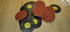 24 pc.  3” 120, 80, 40 GRIT 3M ROLOC DISC. MADE IN USA (loc stk) Sanding