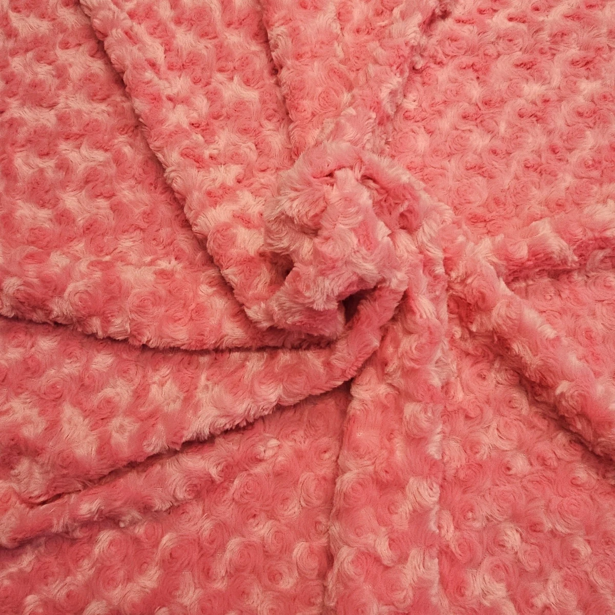 Pink Solid Minky Fabric