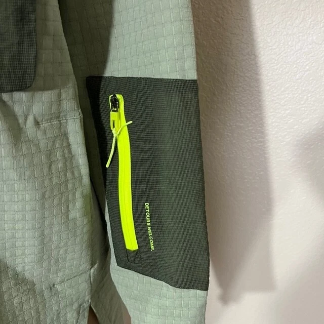 LULULEMON WOMEN’S GRID FLEECE HIKING OVER SHIRT SIZE 8 W3FO3S $148 GREEN - Image 4 of 4