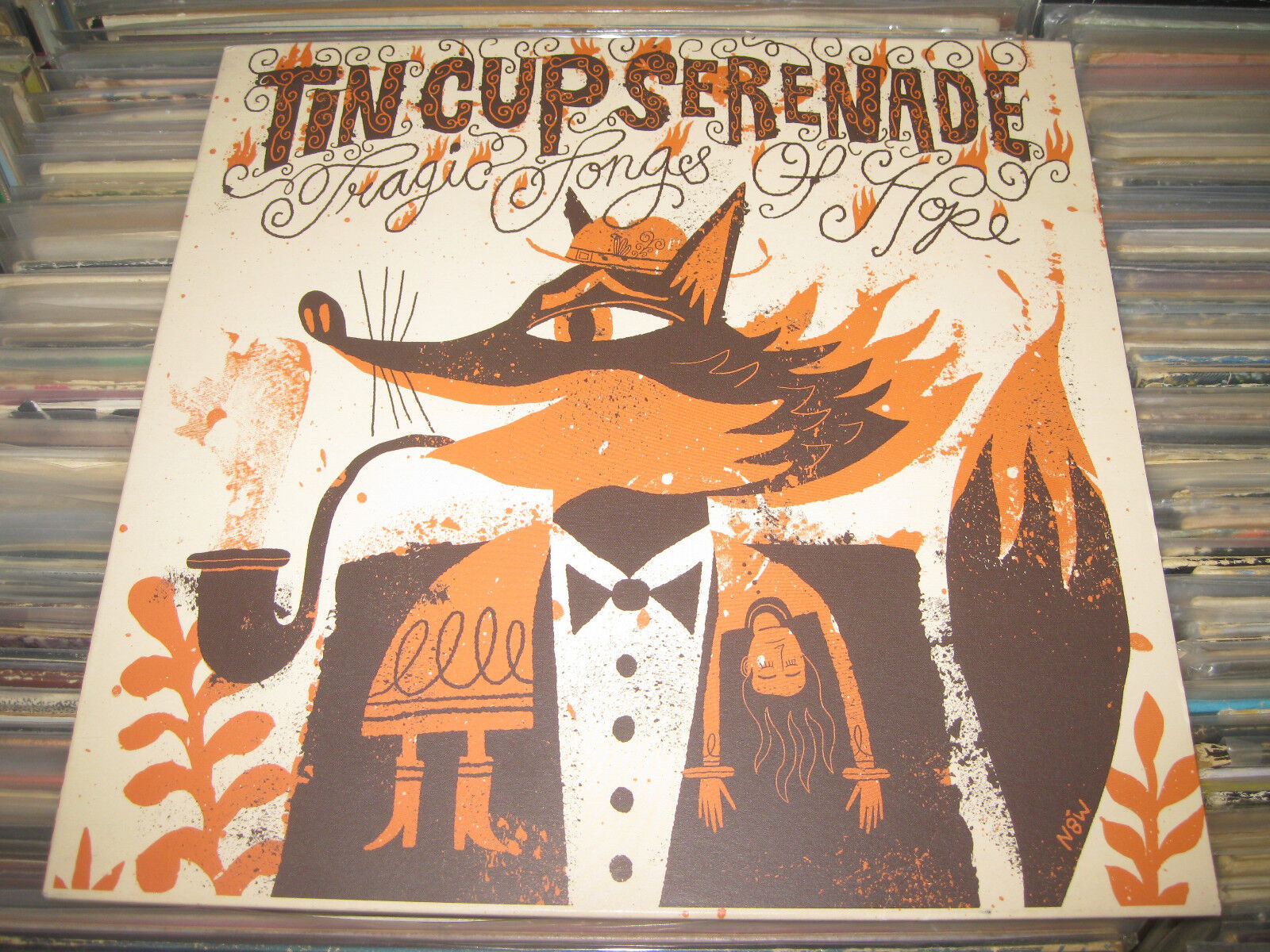 TIN CUP SERENADE 10" LP TRAGIC SONGS OF HOPE INDIE FOLK POP PSYCH JAZZ ROCK 