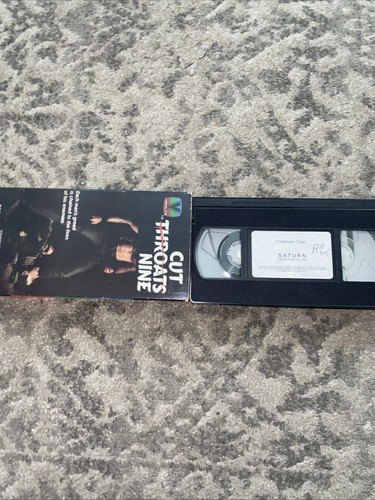 Vtg Cut Throats Nine VHS Tape VideoLine 1985 Tested - Picture 6 of 6