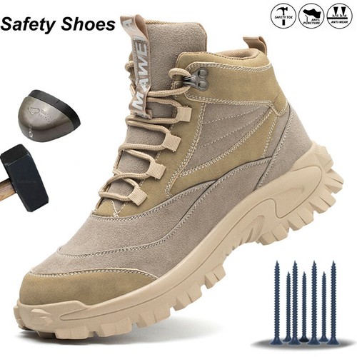 Work Boots Indestructible Safety Shoes 