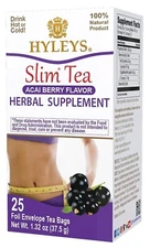 Hyleys Slim Tea Acai Berry Flavor - Weight Loss Herbal (6 PACKS) (150 TEA BAGS)