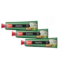 3-Pack Original Kavli Ädelost 175g – Fresh Creamy Swedish Blue Cheese Spread