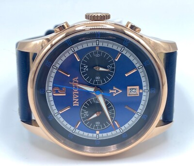 INVICTA WATCH Vintage 33507 44mm VD31 Quartz 3 Year Warranty  NO BOX