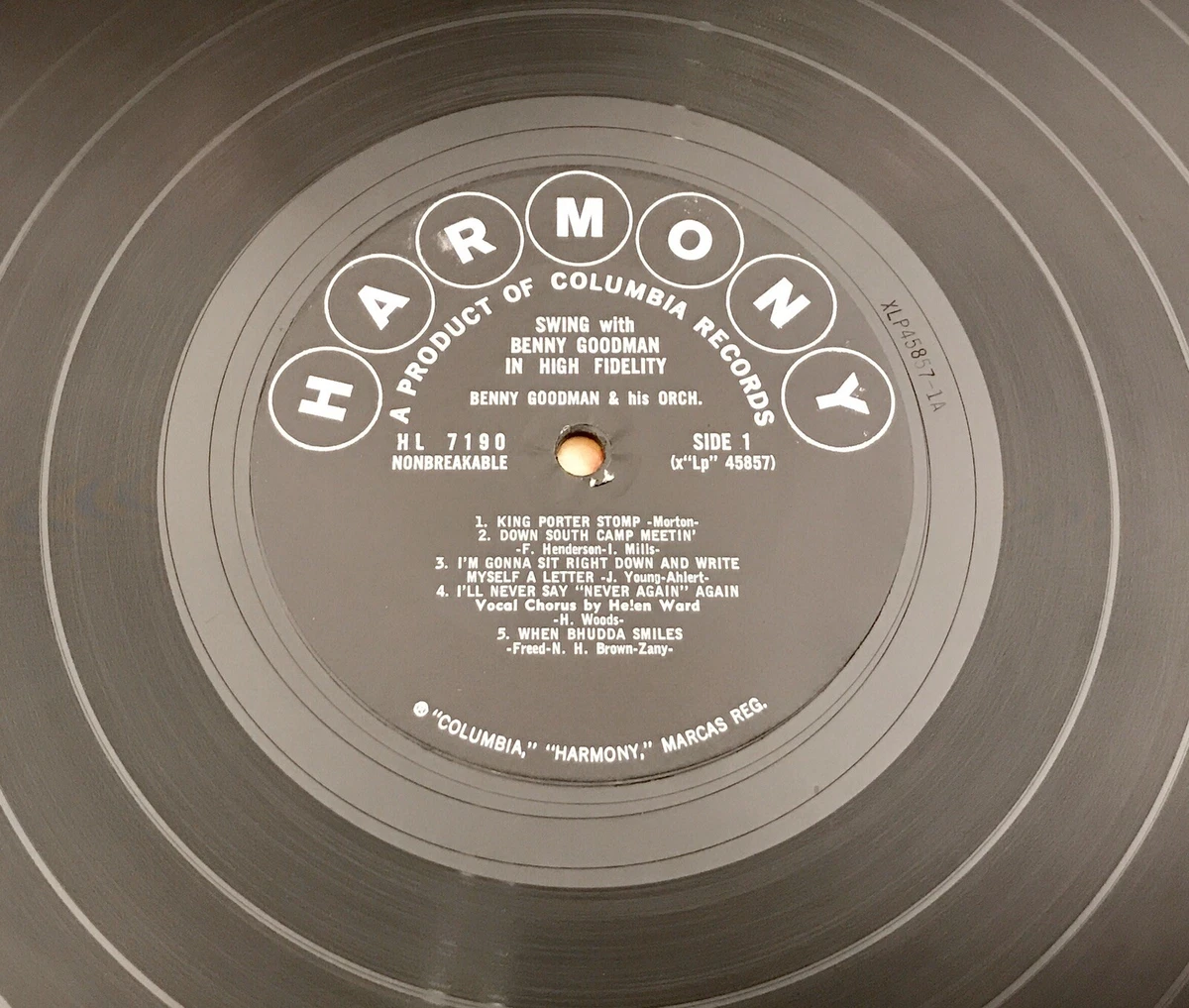 ♫ Swing with Benny Goodman And His Orchestra ♫ Rare 1966 Columbia Mono Vinyl LP