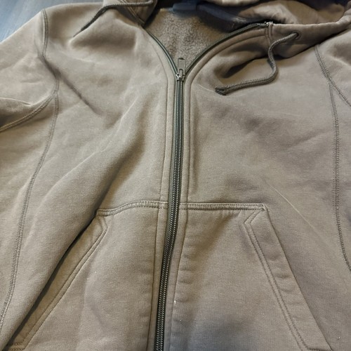Nike Tan Light Brown Zip Up Hoodie Youth Size Medium 8-10 - Picture 3 of 4
