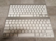 Lot of 2 Apple Wireless Keyboard A1314 MISSING FN Key