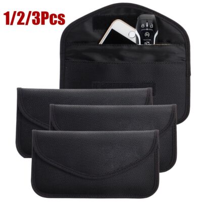 Faraday Bag For Cell Phone Wallet Blocker RFID Signal Blocking Shielding Pouch